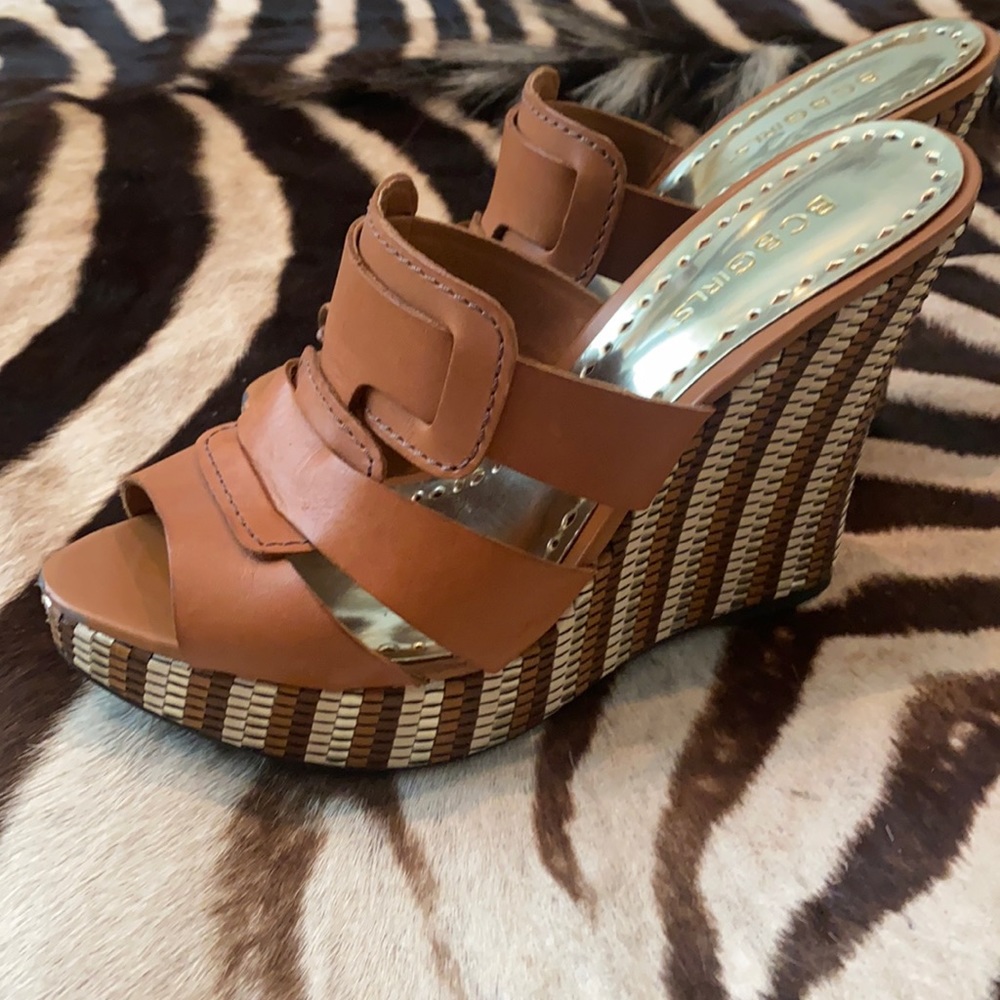 BCBG wedge sandals